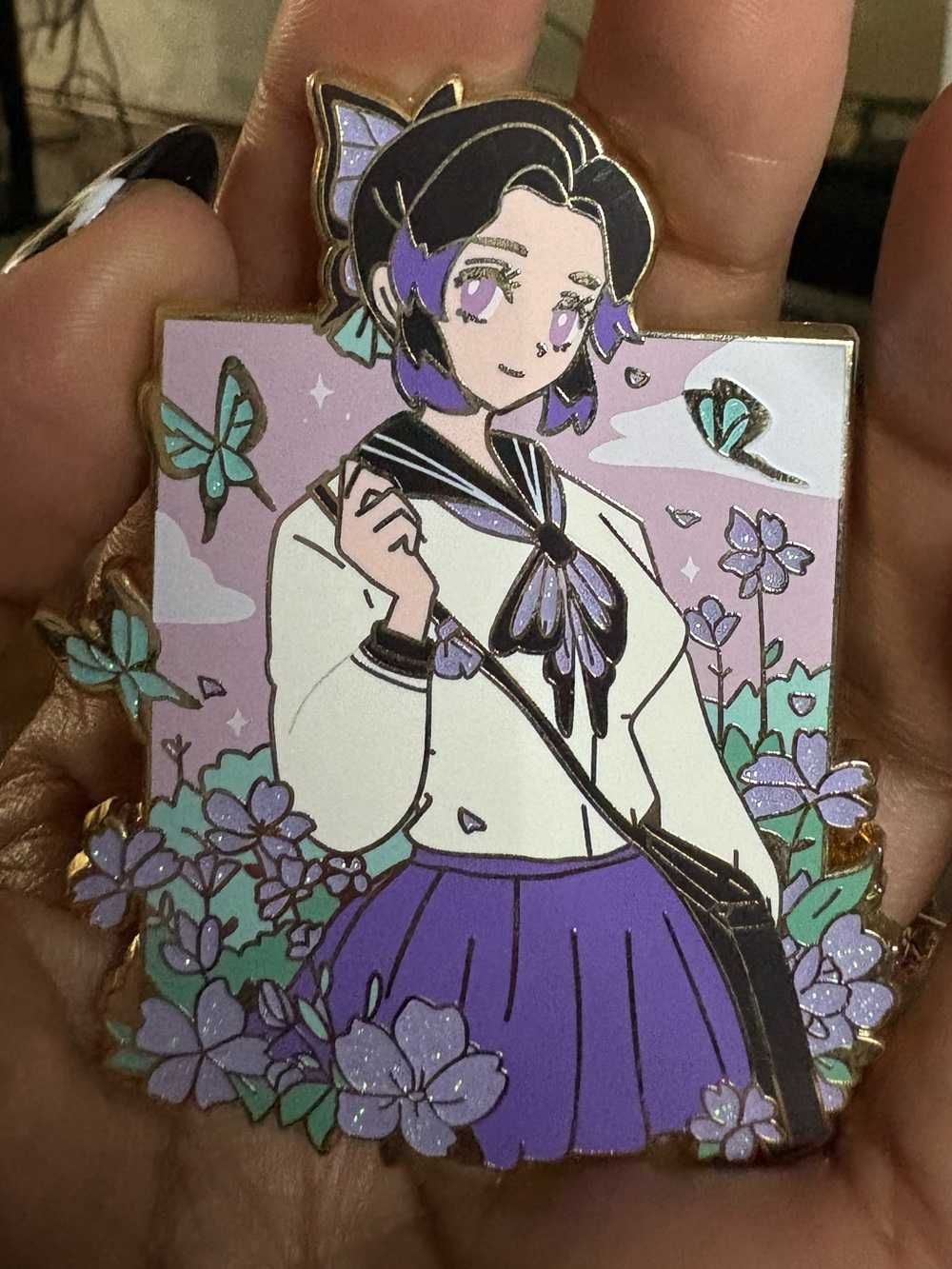 Mamobot Shinobi portrait pin